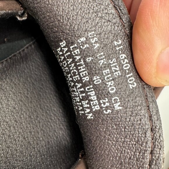 Roper Womens Brown Leather Silver Concho Accent Slip on Loafer Size 8.5 - Picture 11 of 13